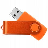 USB atmintinė 32GB 3.0 TWISTER, oranžinė