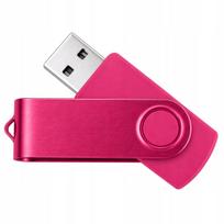 USB atmintinė 64GB TWISTER, rožinė, 3.0