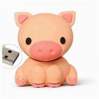 USB atmintinė Kawaii kiaulytė, 16GB, dovana mergaitei