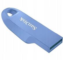 USB atmintinė SanDisk Ultra Curve 128GB, USB 3.2, mėlyna