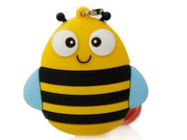 USB atmintinė 16GB 3.0, BEE BEAR, širšės dizainas