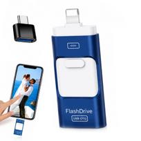 128GB universalus USB atmintukas su USB-C, Lightning ir USB 3.0 jungtimis