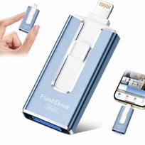 256GB USB atmintinė 4 viename, USB-C, Lightning, iPhone, Android