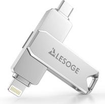 USB-C atmintukas 121GB, mini, 3-in-1, USB-C ir USB 3.0, nuotraukoms ir vaizdo įrašams