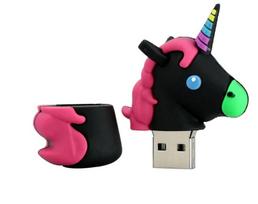 USB atmintinė 16GB 3.0, juoda, Unicorn Pony