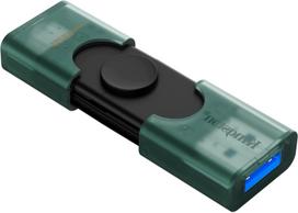 USB atmintinė Kingstore DuoG2 128GB, USB-C 3.2, mėlyna