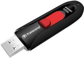 USB atmintinė Transcend 16GB, USB 2.0, juoda