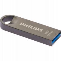 USB atmintinė Philips 32GB, 3.1, pilka