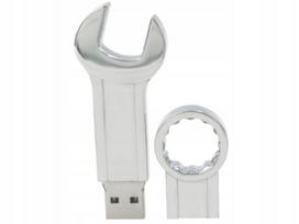 USB atmintukas 32GB, sidabrinis, USB Key