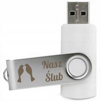 USB atmintinė 4GB su vestuviniu graviravimu, 10 vnt. rinkinys
