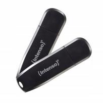USB atmintinė Intenso Speed Line 2x128GB, USB 3.2 Gen1, juoda, 3533495