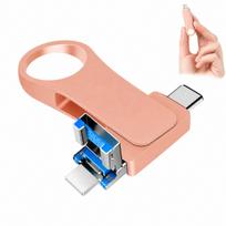 USB atmintinė 512GB, 4in1, Lightning, USB-C, USB