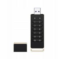 Šifruojama USB atmintinė 256GB, klaviatūra, USB 3.0, AES256