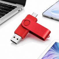 USB atmintinė 512GB, USB-A ir USB-C, tinkama išmaniesiems telefonams