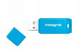 USB atmintinė Integral Neon 32GB, mėlyna, USB 2.0
