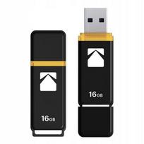 USB atmintinė Kodak K100 16GB, USB 3.2, geltona