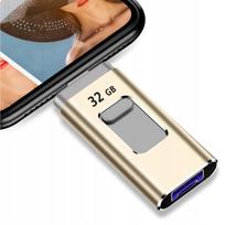 32GB USB 3.0 atmintukas 4-in-1, tinka iPhone, Android, Micro USB, Type-C, Windows, OTG