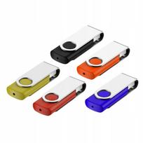 USB atmintinės rinkinys 5 x 32GB su raktų pakabuku, įvairių spalvų, USB 2.0
