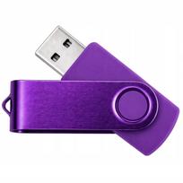USB atmintukas 32GB TWISTER, USB 3.0, violetinis