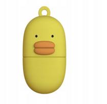 USB atmintinė, 32GB, guminė antis, 3.0