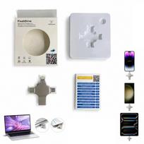 USB atmintinė 256GB, USB-A, USB-C, Micro USB, OTG, 4W1