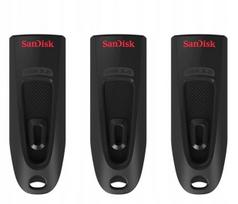 USB atmintinė SanDisk 64GB, USB 3.0, juoda