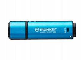 USB atmintinė Kingston IronKey Vault Privacy 50C, 64GB, AES-256, FIPS-197 šifravimas