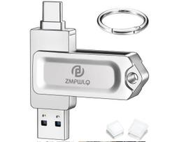 Atmintukas ZMPWLQ 512GB, USB 3.0/USB 3.1 Type-C, sidabrinis