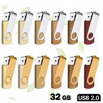 USB atmintinė 32GB 2.0, medinė, 6 dizainai