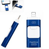 USB atmintinė 128GB, 4-in-1, su Lightning, USB-C, iPhone, Android, PC, Mac, 2026 modelis