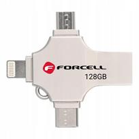 USB atmintinė 128GB USB 3.2 Gen 1, sidabrinė