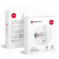 USB atmintinė Forcell 64GB, USB 3.2, sidabrinė
