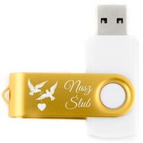 USB atmintinė 8GB su vestuviniu graviravimu, 10 vnt. rinkinys