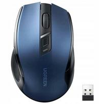 Belaidė optinė pelė, USB, 2.4GHz, Bluetooth 5.0, 4000 DPI, mėlyna