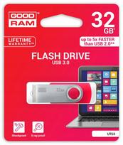 USB atmintinė GOODRAM TWISTER, 32GB, USB 3.0, raudona