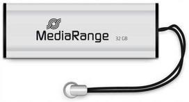 USB atmintinė MediaRange MR916, 32GB, USB 3.0, sidabrinė