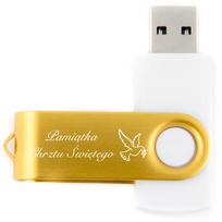 USB atmintinė 4GB su graviravimu krikštynoms