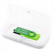 USB atmintinė 32GB su dėžute ir graviravimu, tinkama dovanai