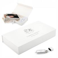 Krikštynų nuotraukų albumas su 64GB USB atmintine ir graviravimu