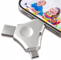 USB atmintinė 512GB, 4-in-1, išorinė atmintis iPhone