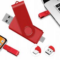 USB atmintinė 512GB, metalinis pasukamas dizainas, 30MB/s, USB 2.0