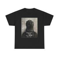 Godzilla Mugshot Shirt, Funny Godzilla Shirts, King Of Monsters T Shirt Unisex Unisex T-Shirt S gray