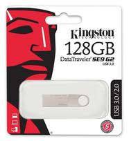 USB atmintinė Kingston SE9 G2 128GB, USB 3.0, sidabrinė