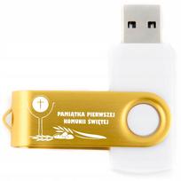 USB atmintinė 32GB su graviruote, Pirmosios Komunijos suvenyras, 10 vnt. rinkinys