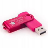 USB atmintinė Twister 32GB, USB 2.0, su graviravimu, absolventui