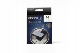 USB atmintinė Integral Crypto-C Dual, 16GB, su aparatine šifravimo apsauga