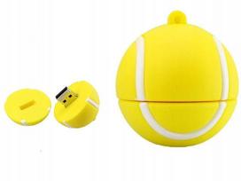 USB atmintinė 32GB, raktų pakabukas, teniso kamuoliukas
