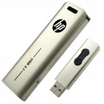 USB atmintinė HP 64GB, USB 3.2, metalinė, sidabrinė, HPFD796L-64