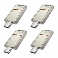 USB atmintinė Hoco UD17, 32GB, USB 3.0 / USB-C, nikeliuota