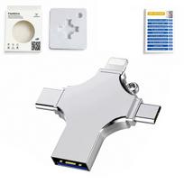 USB atmintinė 256GB, USB-C, USB-A, Micro USB, OTG, skirta išmaniesiems telefonams